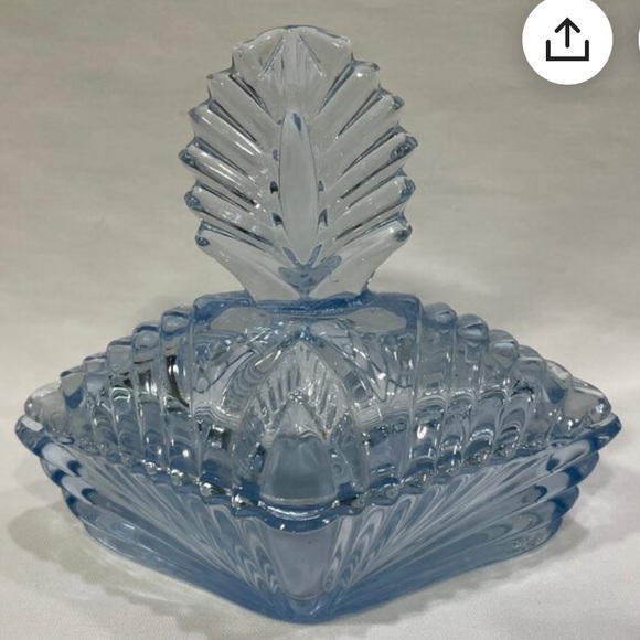 Other - Viking Martinsville Fluted Fan Shaped Dust Box,